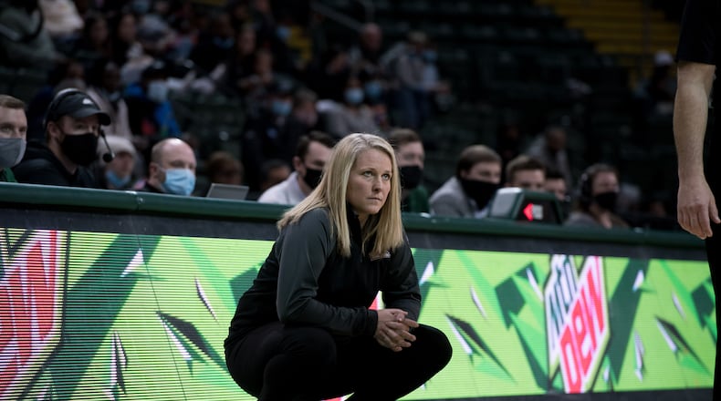 Wright State women's basketball coach Kari Hoffman. Joseph Craven/Wright State Athletics