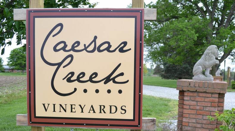 Caesar Creek Vineyards is located in New Jasper Twp. just east of Xenia.
