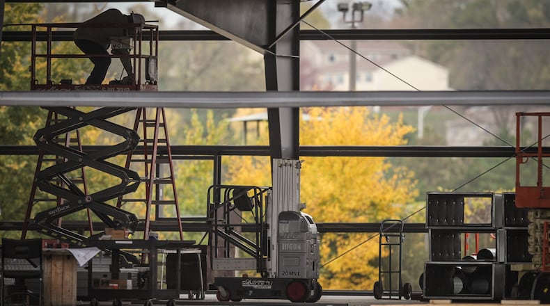 St. Vincent de Paul Gateway Shelter for Men is being expanded to make it safer during the coronavirus pandemic. An $8 million CARES Act grant is funding the project along with projects at other St. Vincent de Paul shelters to allow for increased social distancing. JIM NOELKER / STAFF
