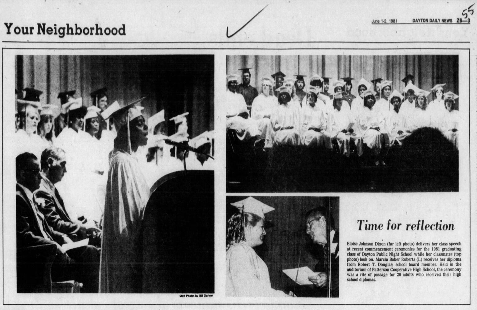 Graduation pages
