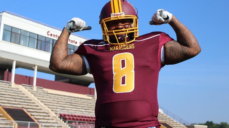 After a long road to find the right fit, Demetrius Colbert wound up at Central State, where he watched his dad play. NICK NOVY / CONTRIBUTED