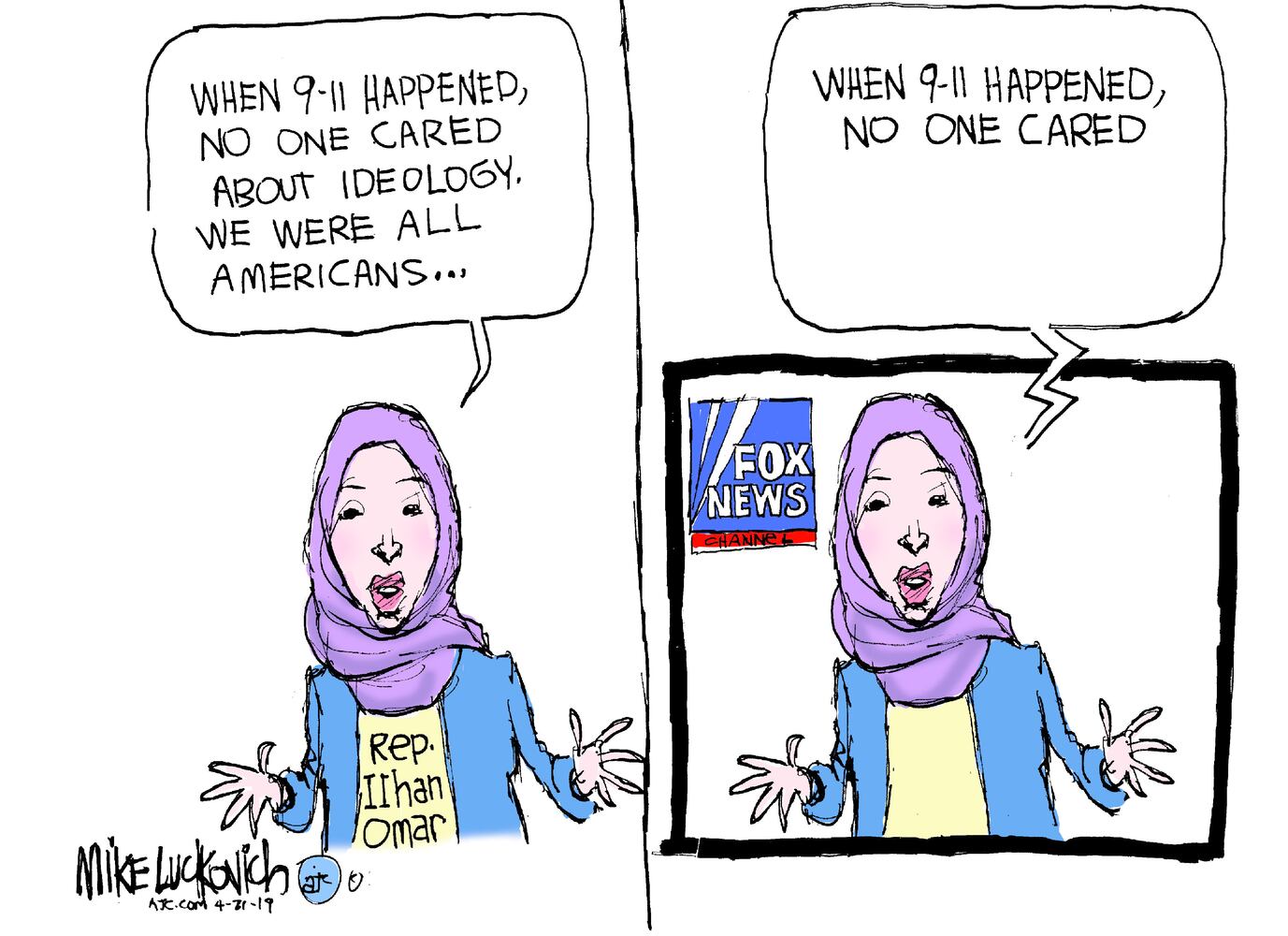 Week in cartoons: Notre Dame Cathedral fire, Tiger Woods and more