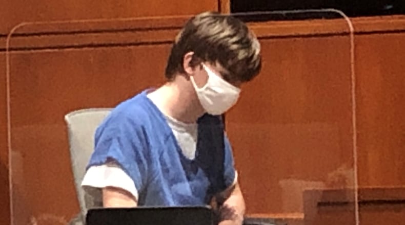 Logan Dean, 17, of washington Twp., Montgomery County, before his guilty plea to involuntary manslaughter with a   gun specification.