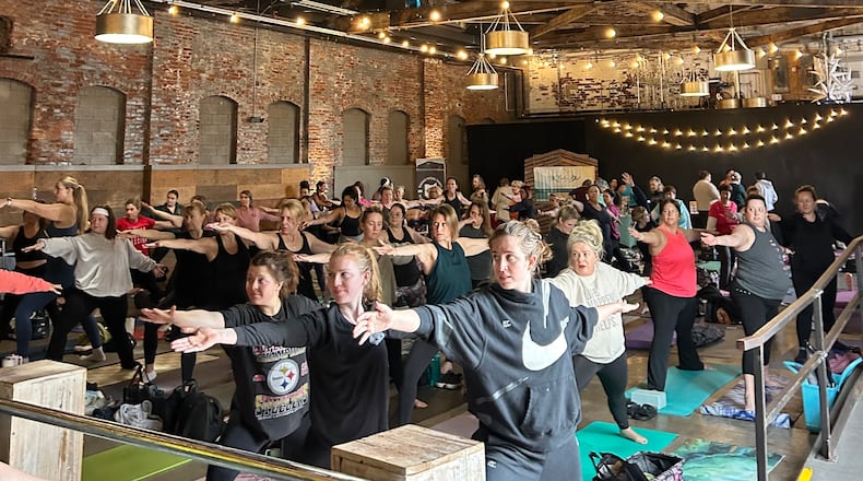 The annual Beauty Boost Dayton Yoga Sampler brings together a variety of fitness and wellness studios and businesses for a full morning of yoga and self care. CONTRIBUTED