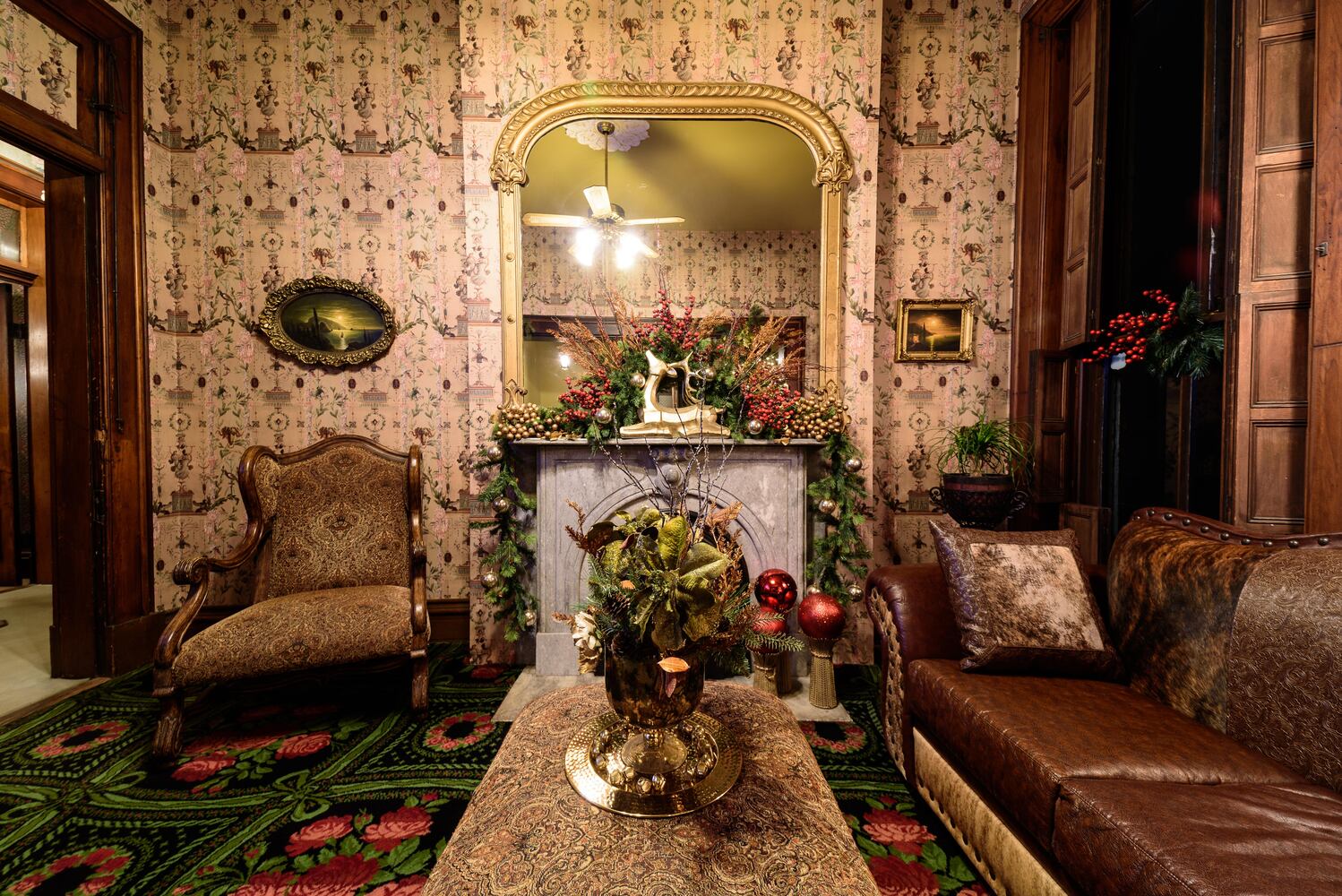 PHOTOS: The Bossler Mansion in St. Anne's Hill decked out for the holidays