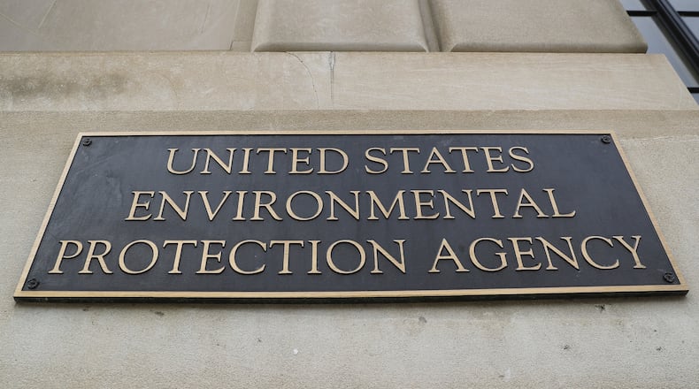 FILE - The Environmental Protection Agency (EPA) building is seen in Washington on Sept. 21, 2017. (AP Photo/Pablo Martinez Monsivais, File)