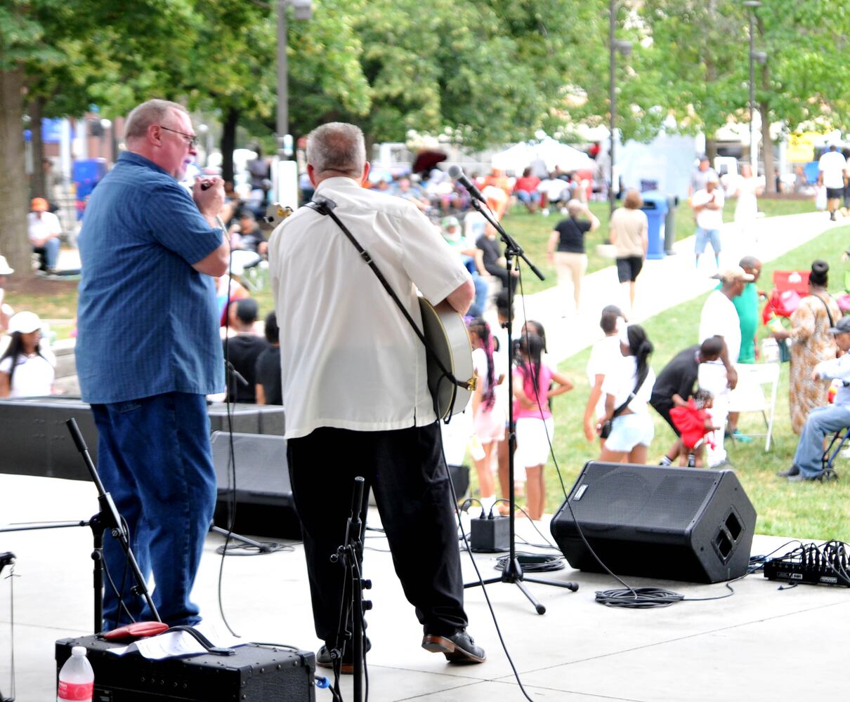 Did we spot you at the Dayton "Blues" Festival?