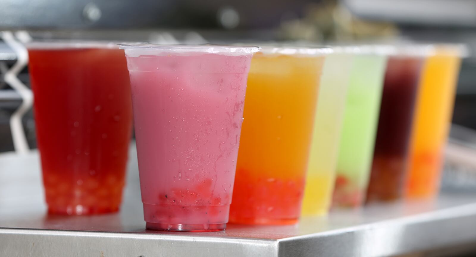 Billie Gold Bubble Tea was founded by Nicole Cornett in 2018. The popular Miami Valley  food truck is known for its numerous flavors of fruit tea or milk tea base specialty dessert drinks.   LISA POWELL / STAFF