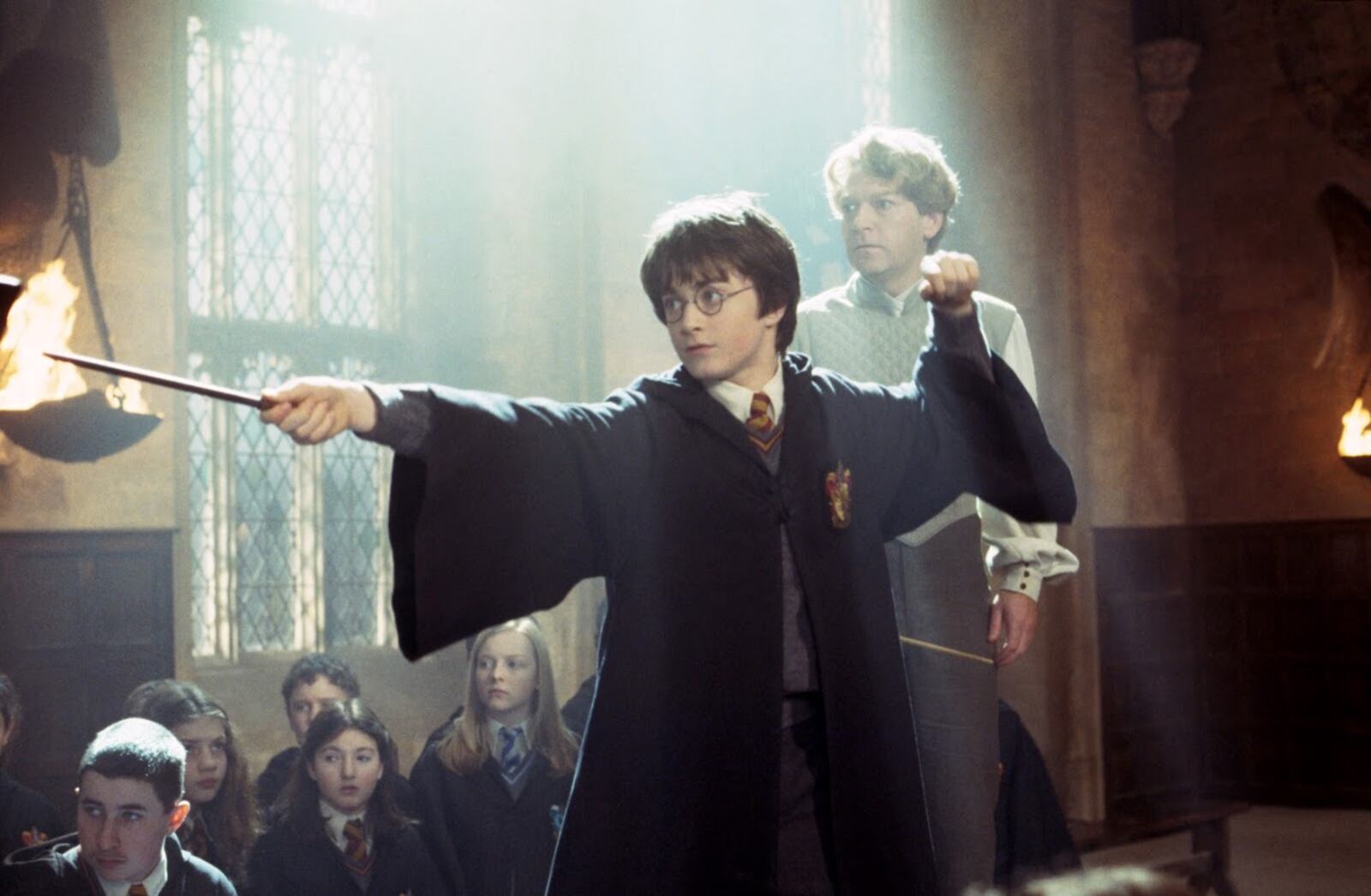 Daniel Radcliffe as Harry Potter in "Harry Potter and the Chamber of Secrets." CONTRIBUTED
