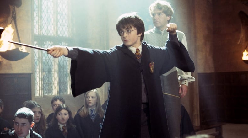 Daniel Radcliffe as Harry Potter in "Harry Potter and the Chamber of Secrets." CONTRIBUTED