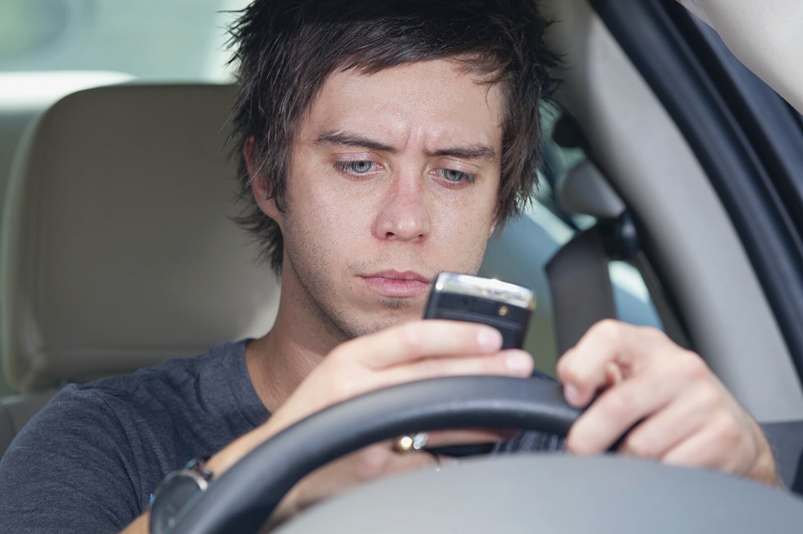 Texting while driving is one of the most dangerous forms of distracted driving. Metro News Service photo
