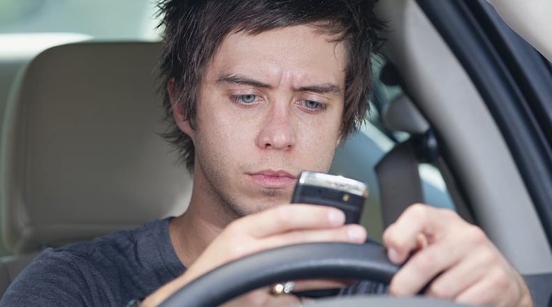 Texting while driving is one of the most dangerous forms of distracted driving. Metro News Service photo