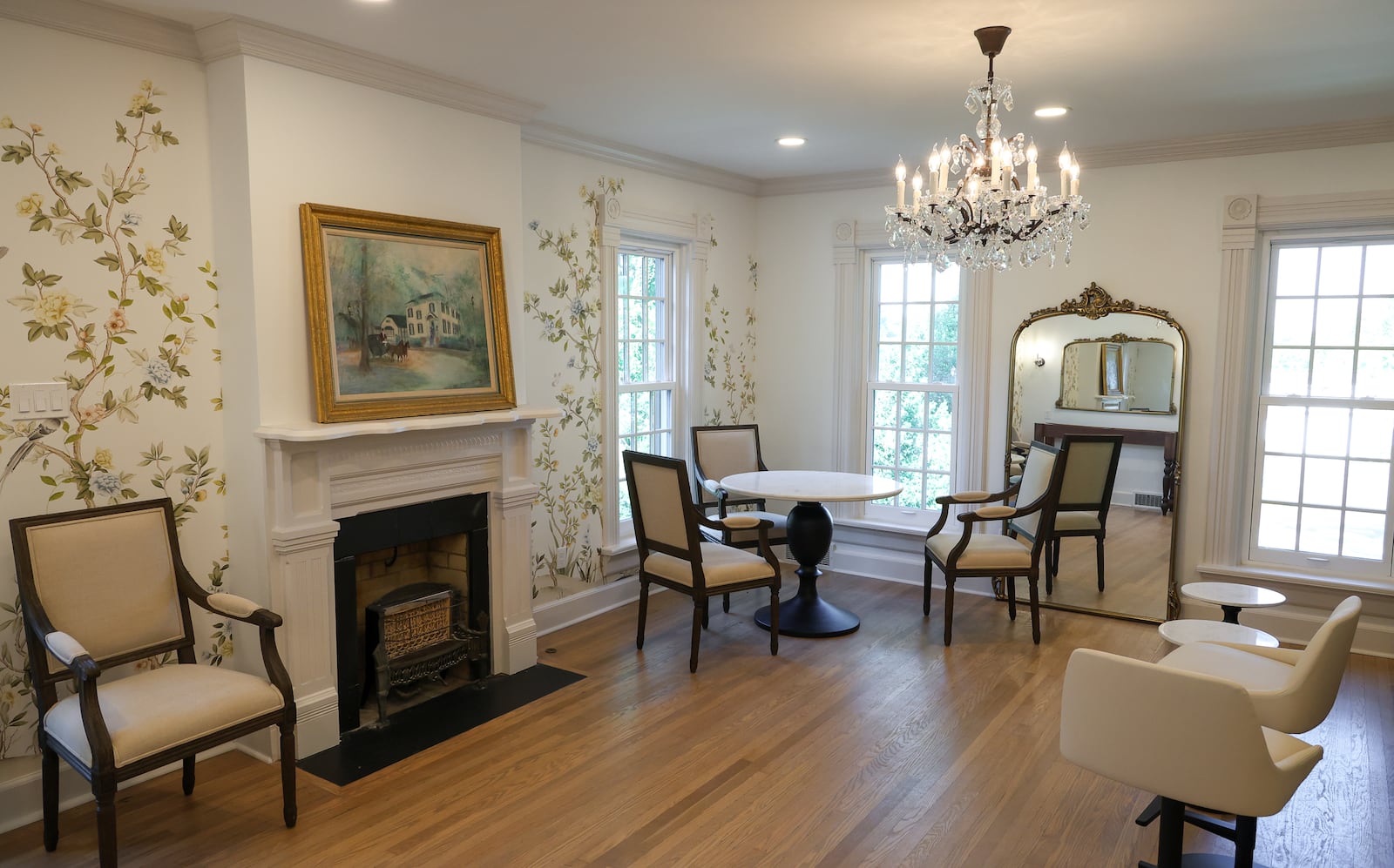 A view of a room in the Gerber House at Benham's Grove on North Main Street in Centerville. The house is in the final stages of a renovation. BRYANT BILLING / STAFF