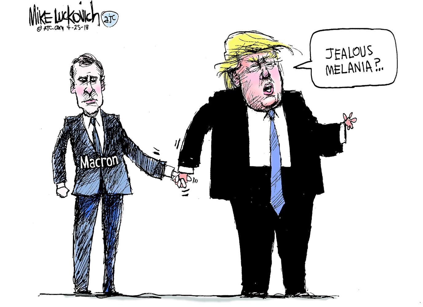 Week in cartoons: Barbara Bush, France's Macron and more