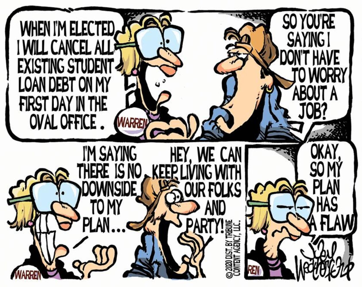 Week in cartoons: Iowa caucus, impeachment acquittal and more