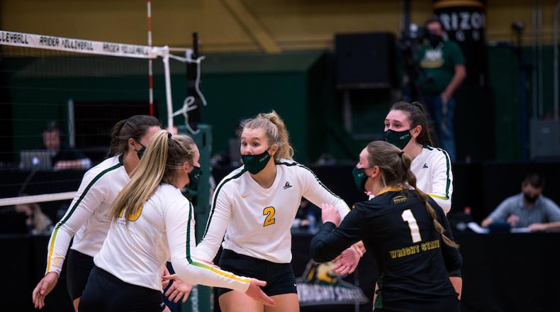The Wright State volleyball team is off to a 12-1 start this season. Joseph Craven/Wright State Athletics