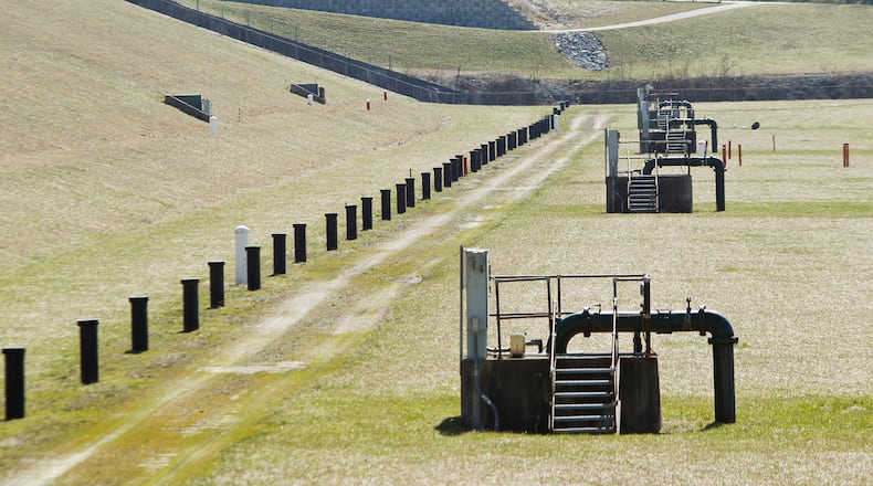 Water well field at Huffman Dam is operated by the city of Dayton. TY GREENLEES / STAFF