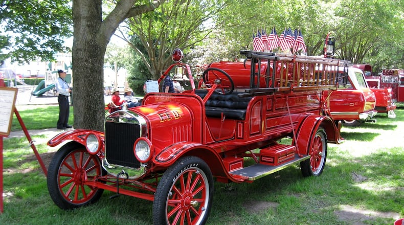 A 1922 Ford Model TT American LaFrance fire truck on display at the 25th annual Miami Valley Antique Fire Apparatus Show held at Carillon Historical Park in 2021. CONTRIBUTED PHOTO