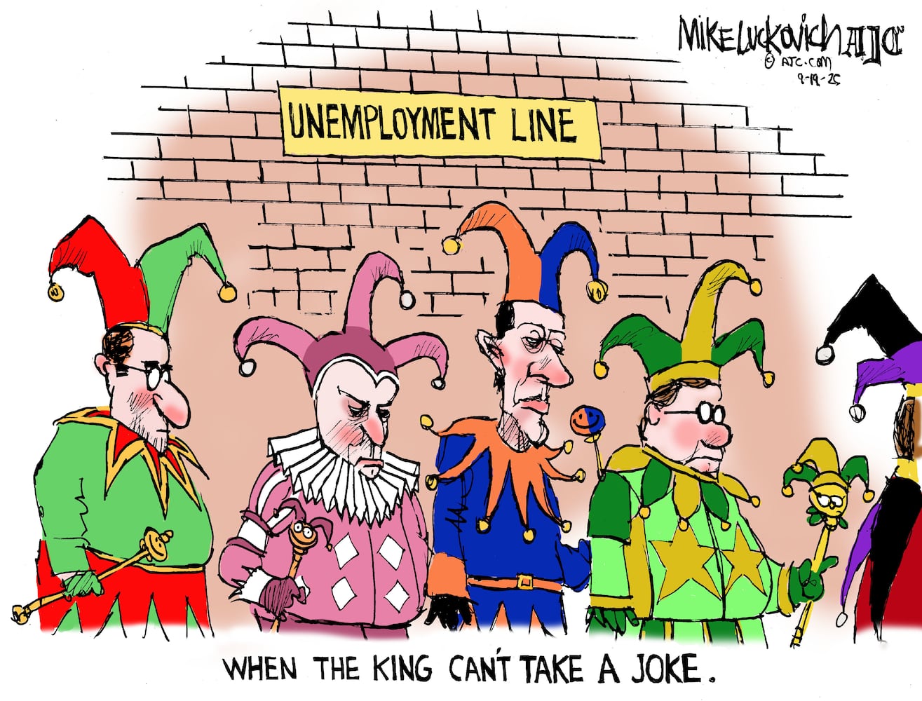 CARTOONS: Mike Luckovich, Sept. 25, 2025
