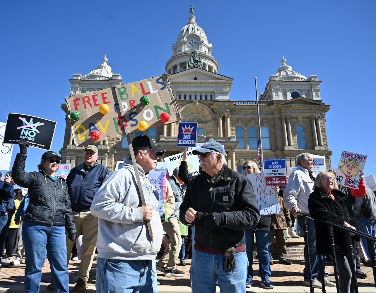 No Kings protest in Troy
