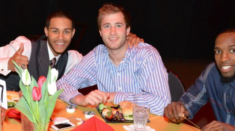 Matt Derenbecker and Devin Oliver. Photo courtesy of Ron Thaman/Ontheflyphotoimages