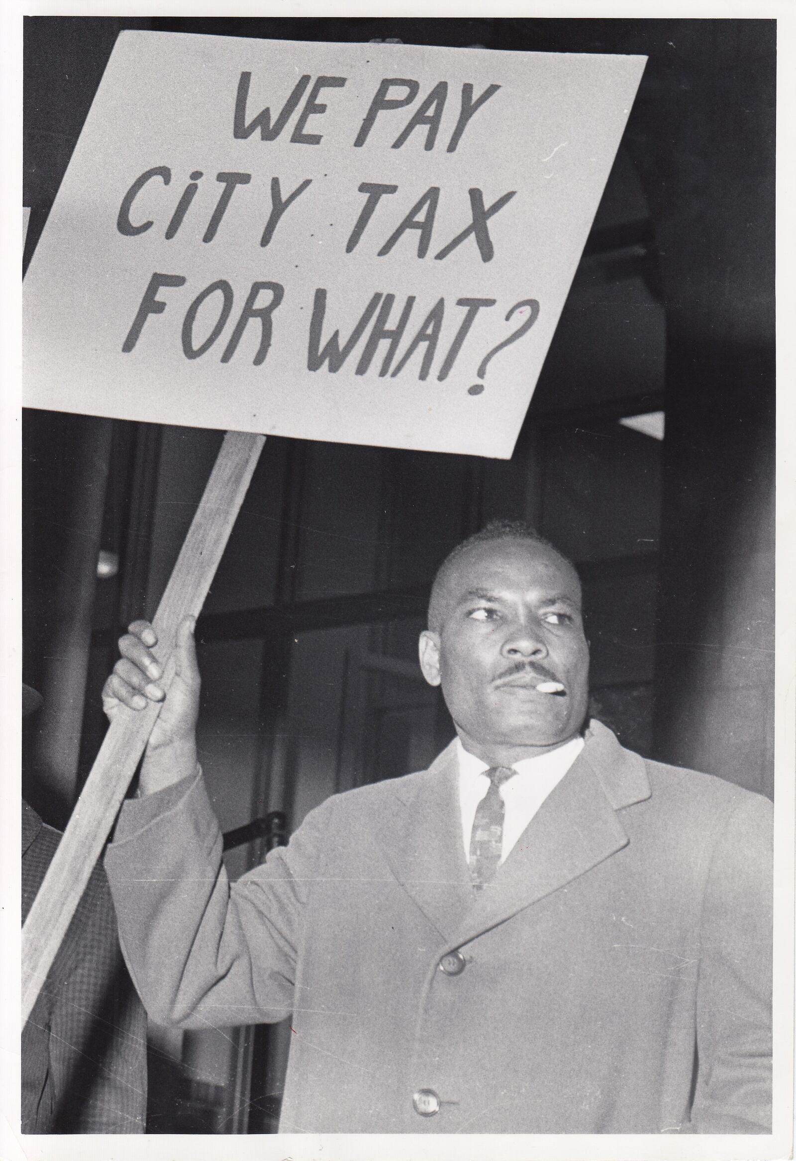 W.S. McIntosh in a photo dated 1961 by George Adams, Journal Herald.