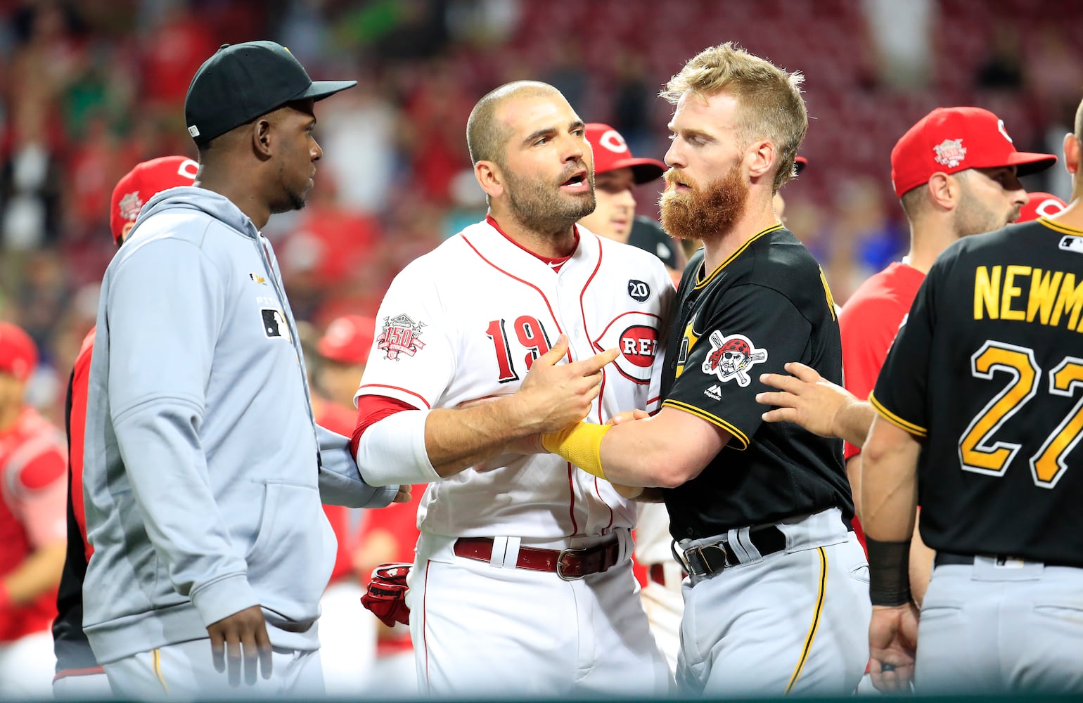 PHOTOS: Reds vs. Pirates brawl