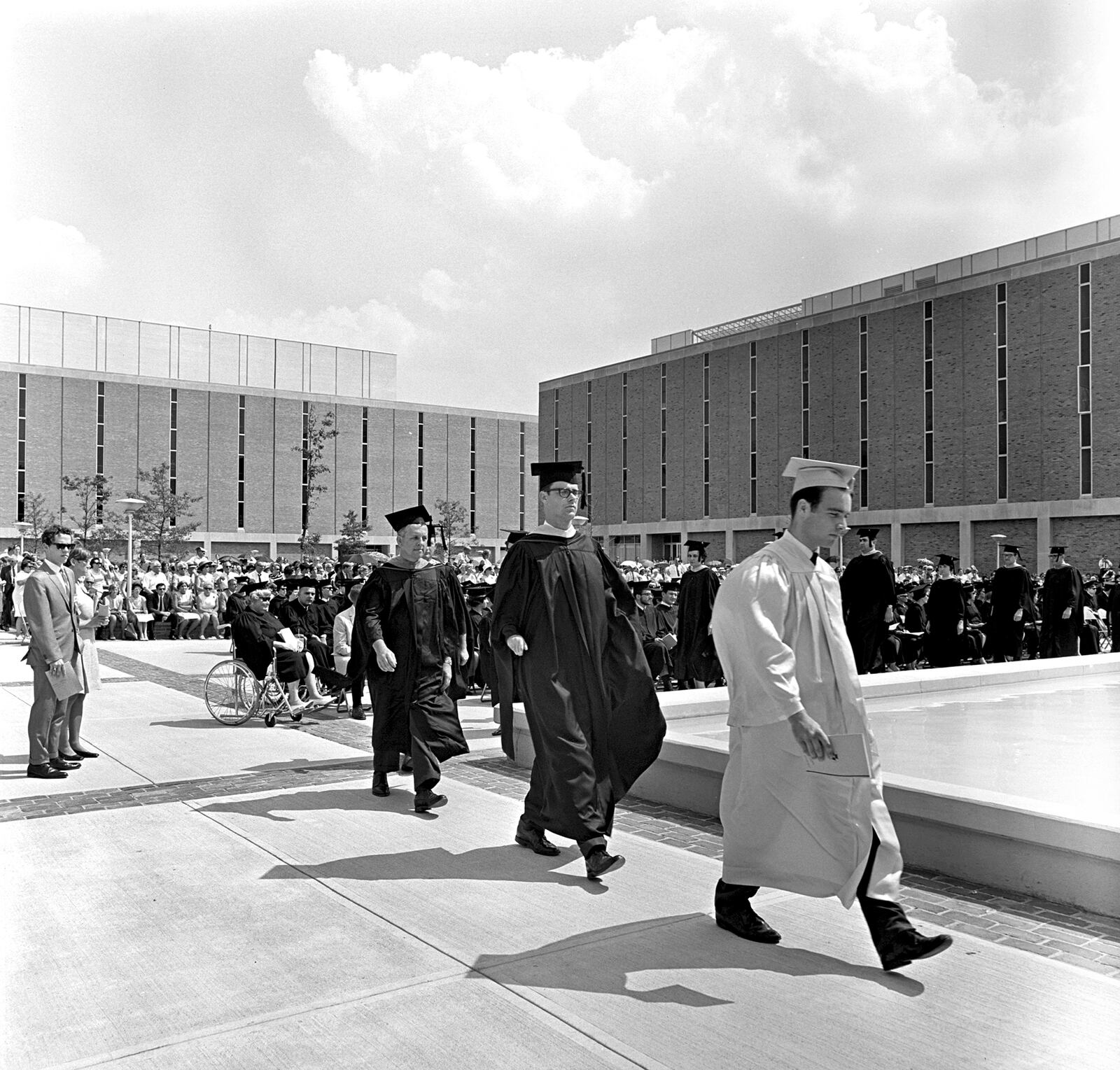 Graduates at Wright State University in 1968. DAYTON DAILY NEWS ARCHIVE