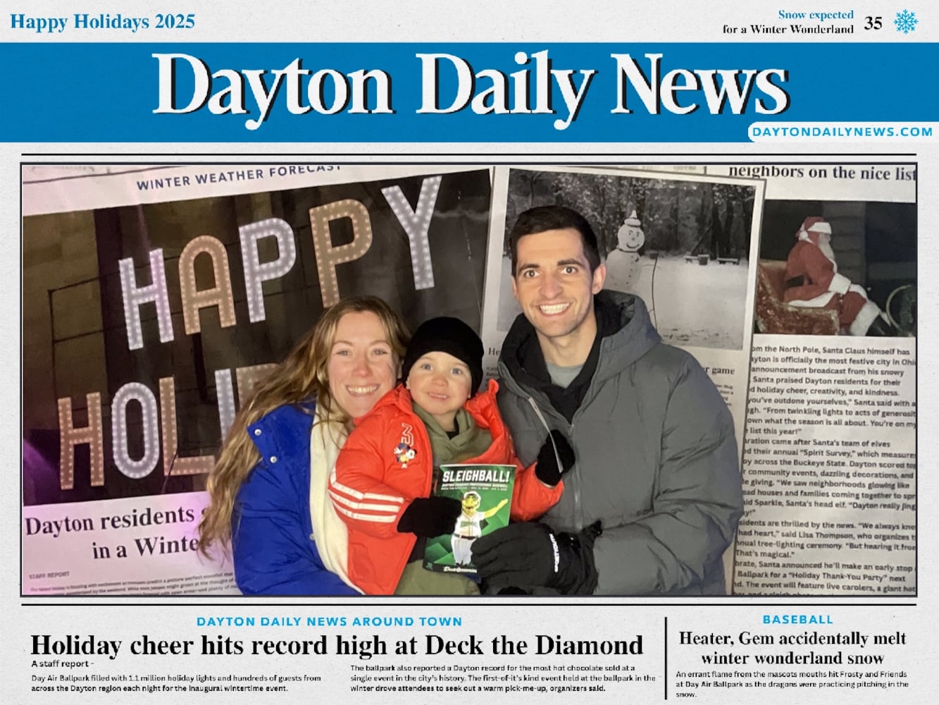 Did we spot you at Deck the Diamond?