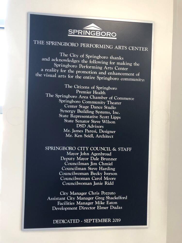 PHOTOS: First look at Springboro Performing Arts Center