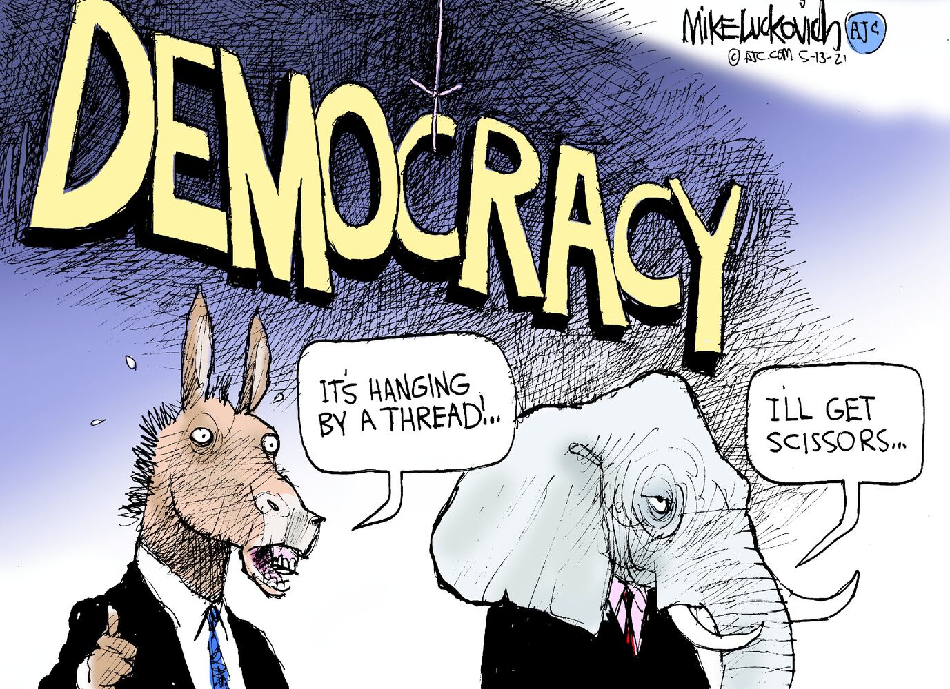 Week in cartoons: Facebook ban, pipeline ransom and more