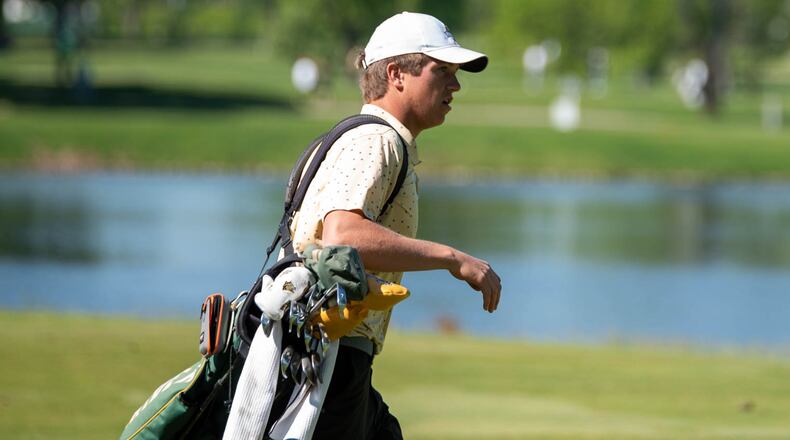 Wright State's Davis Root is tied for third in the NCAA regional tournament heading into Wednesday's final round at Ohio State's Scarlet Course. Wright State Athletics photo