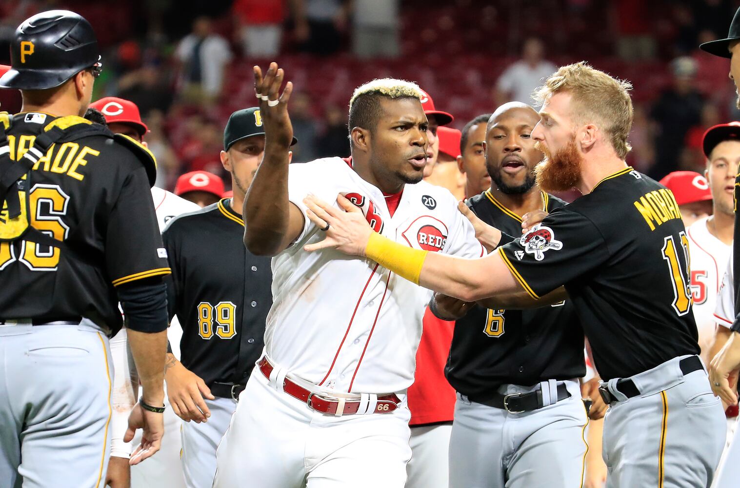 PHOTOS: Reds vs. Pirates brawl