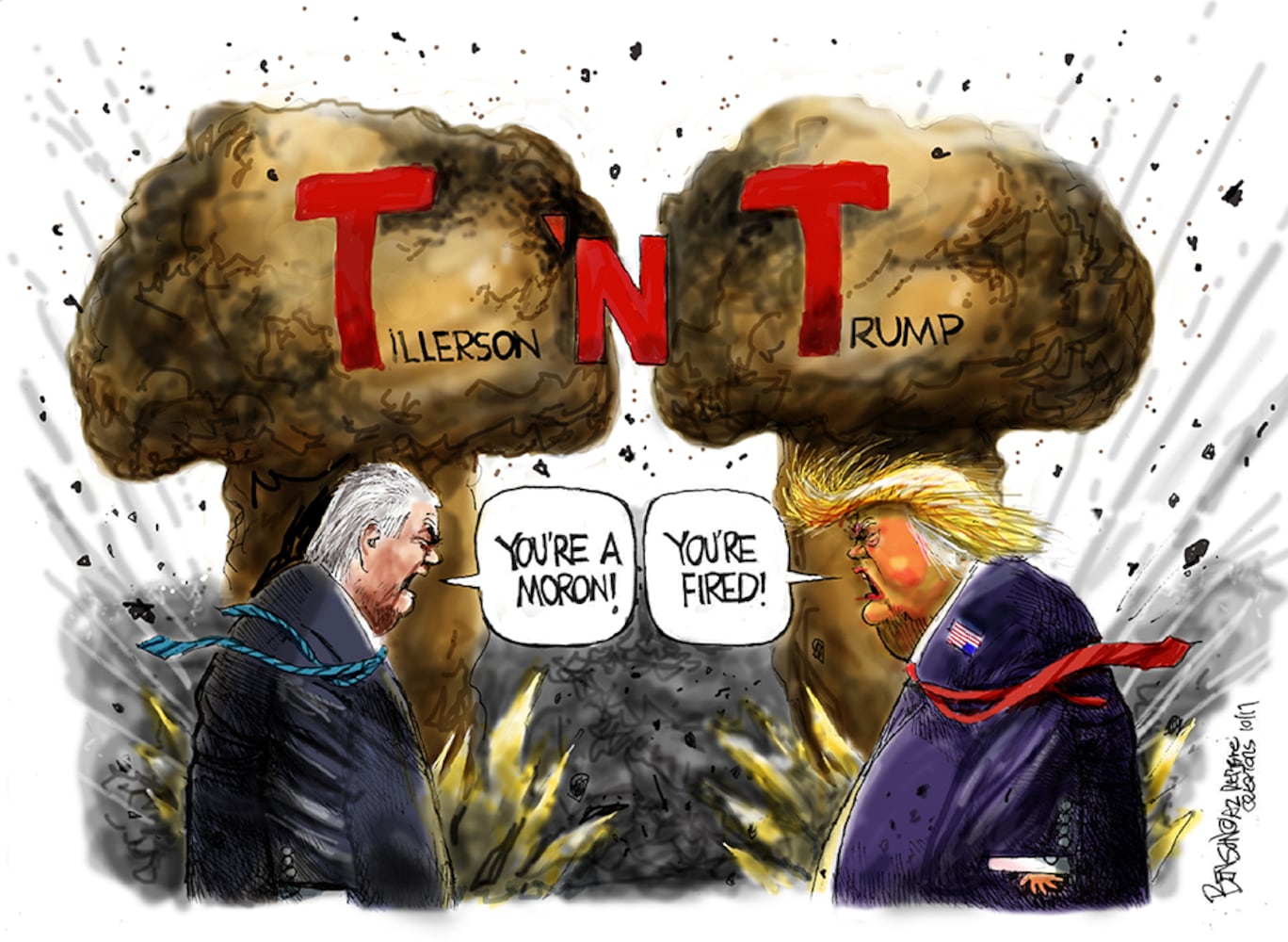 Week in cartoons: Gun control, paper towels and more