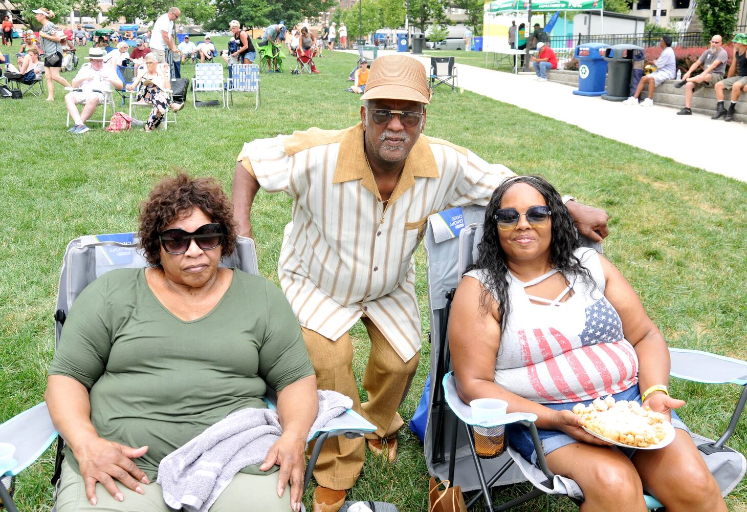 Did we spot you at the Dayton "Blues" Festival?