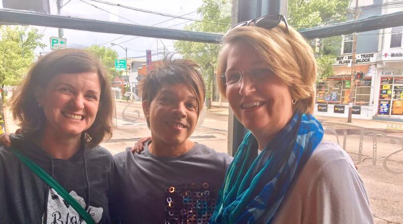 Celebrity chef and fashion designer Tommy Walton was spotted at Ghostlight Coffee on Sunday afternoon. (CONTRIBUTED)