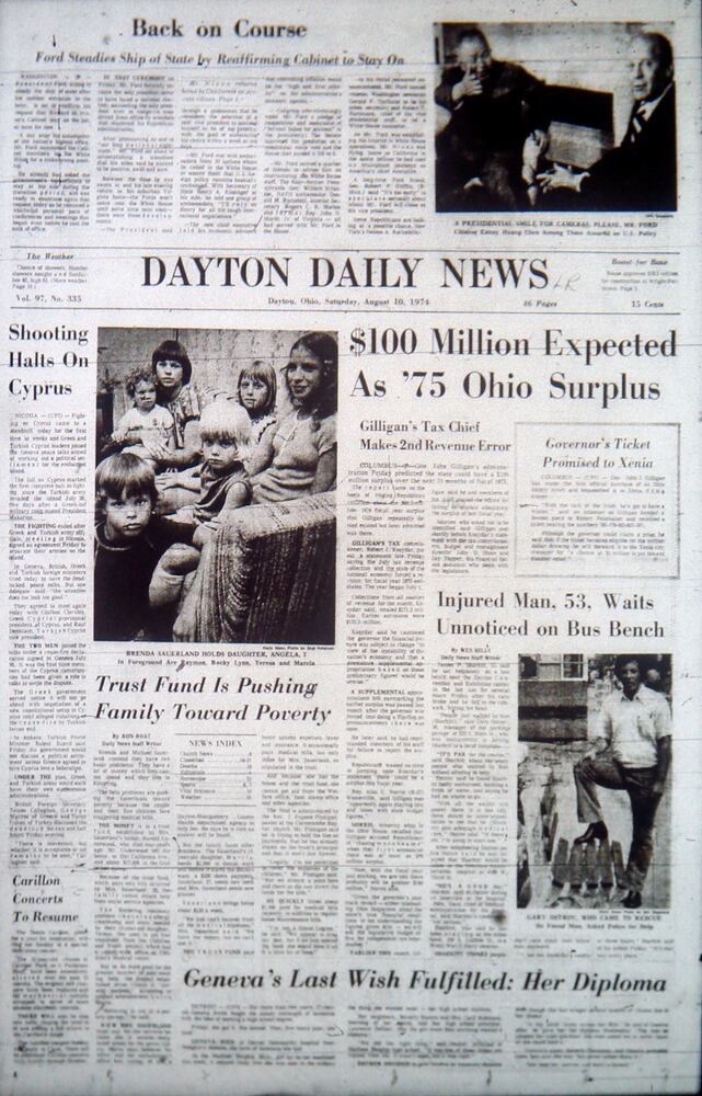 Presidential inauguration newspaper