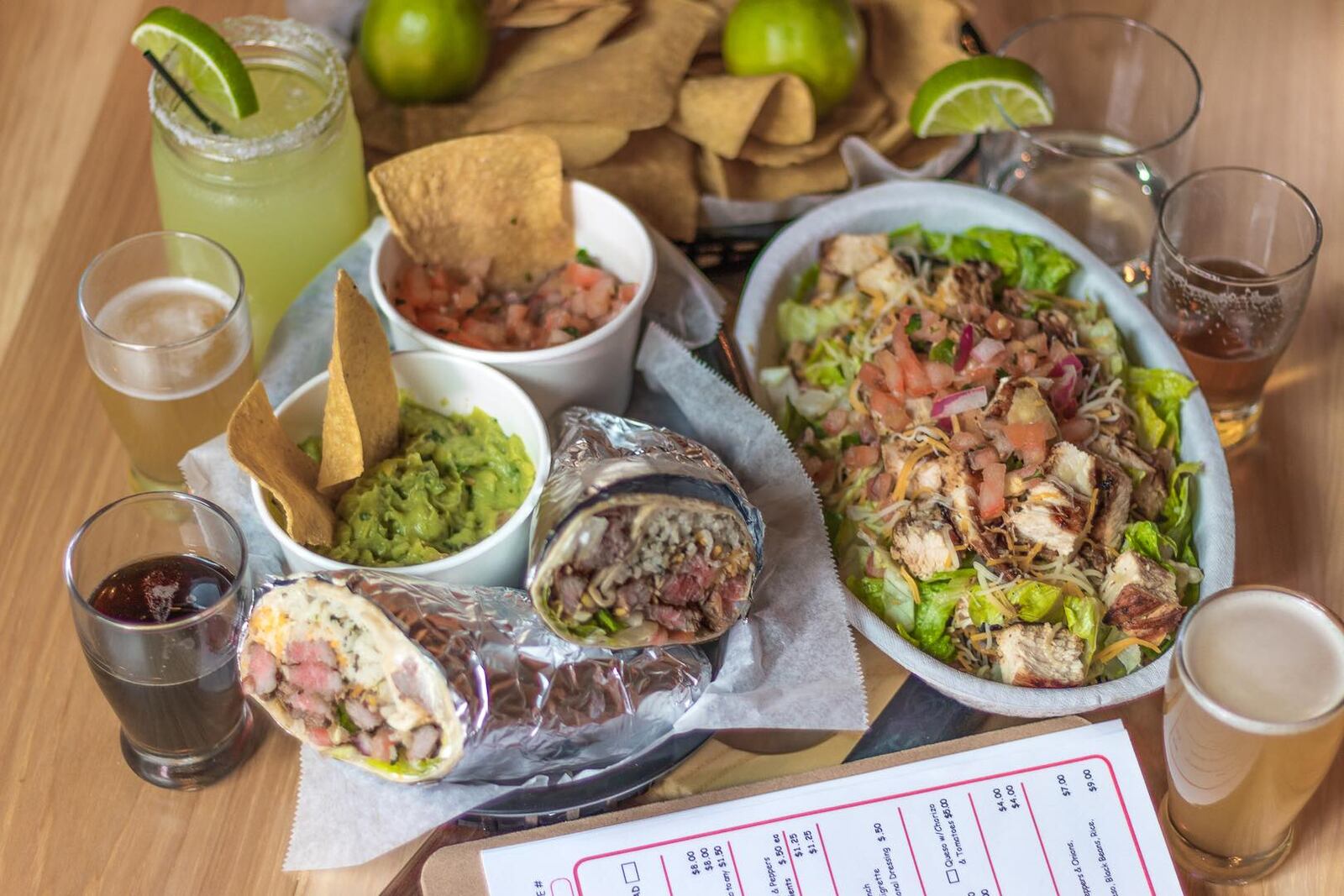 Sixth Sense Brewing  Tasty burritos and other Mexican fare are available Thursday through Saturday at Jacksons Sixth Sense Brewing. (Credit: James Ratliff)