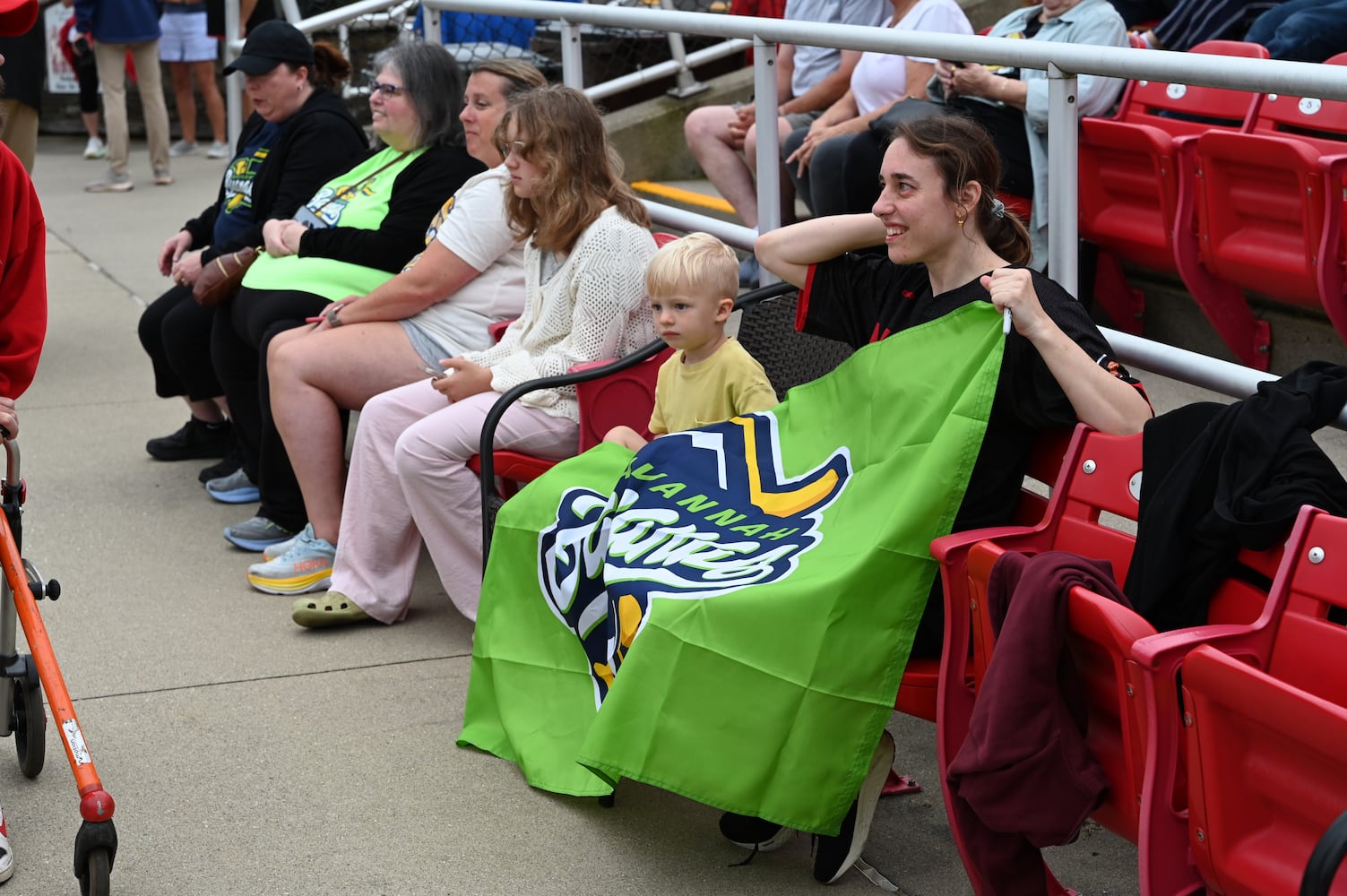 Savannah Bananas make a surprise visit to Nuxhall Miracle League in Fairfield