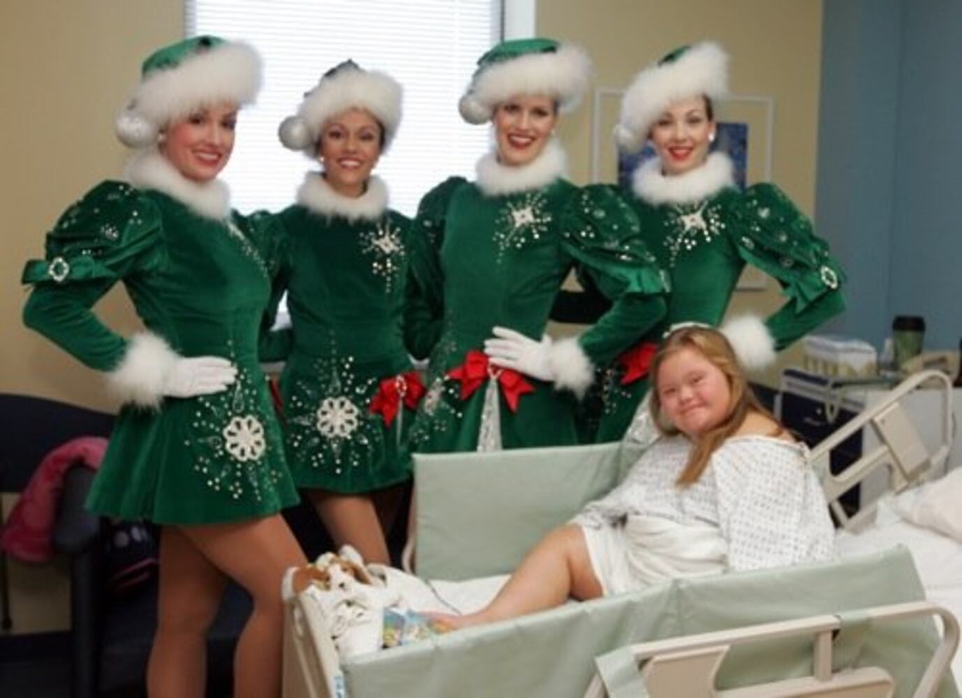 Rockettes visit Dayton hospital