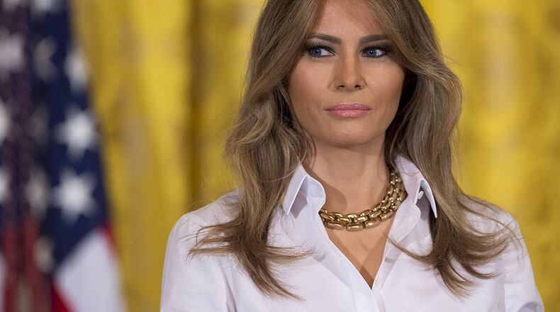 First lady Melania Trump. Getty Images
