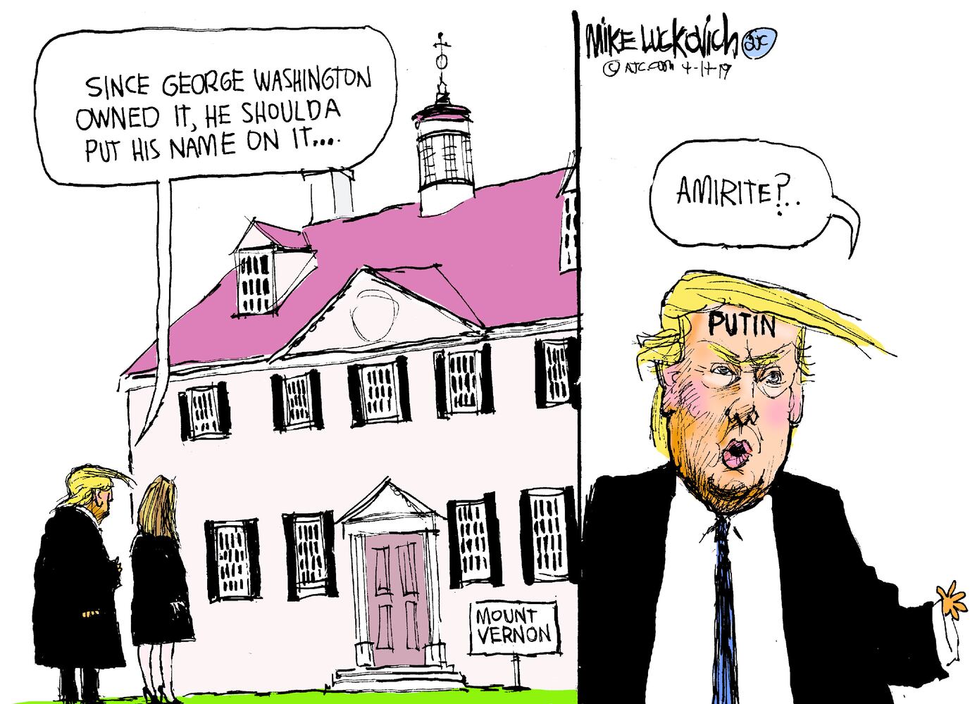 Week in cartoons: Notre Dame Cathedral fire, Tiger Woods and more