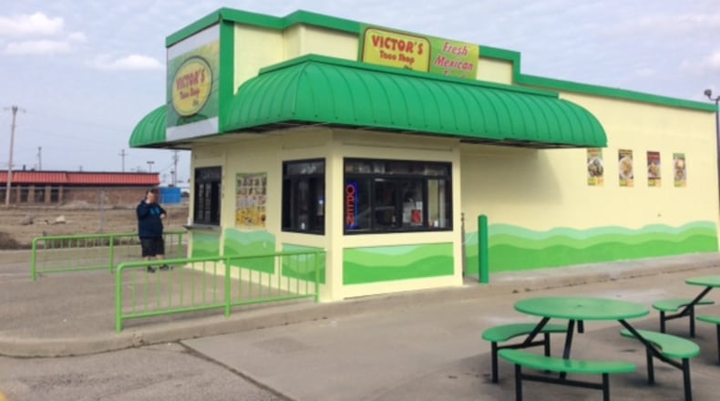 Victor’s Taco Shop, which operates restaurants in Fairborn and this Dayton location on North Keowee Street, is putting the finishing touches on its third Dayton-area location in Xenia. MARK FISHER/STAFF