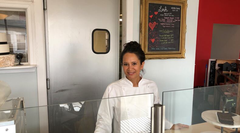 Bridget Walker owns Sweets Boutique Bakery in downtown Xenia. STAFF/BONNIE MEIBERS