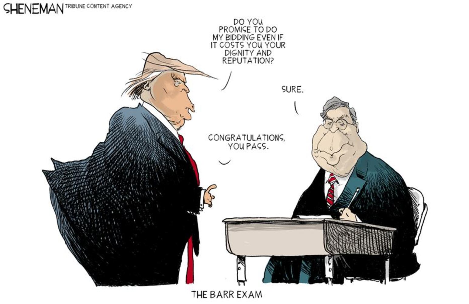 Week in cartoons: Bloomberg, Barr, pardons and more