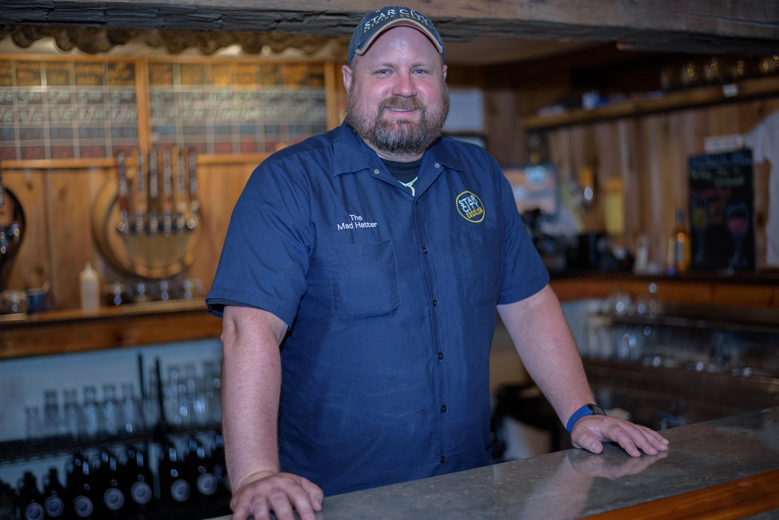 Justin Kohnen (pictured) opened Star City Brewing in 2013 with his brother, Brian, and longtime friend, Brian Yavorsky. TOM GILLIAM/CONTRIBUTING PHOTOGRAPHER