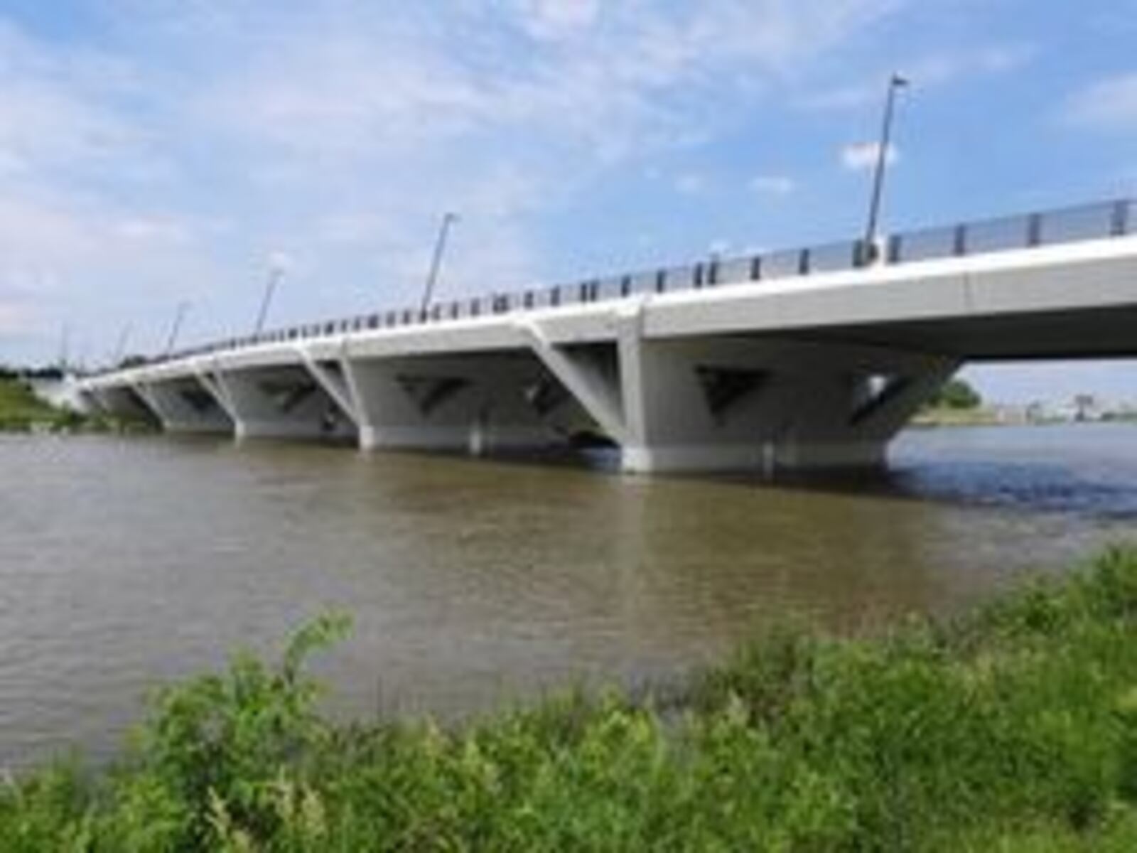 Stewart Street’s bridge design captures dynamic energy from nearby University of Dayton, located nearby. Contributed