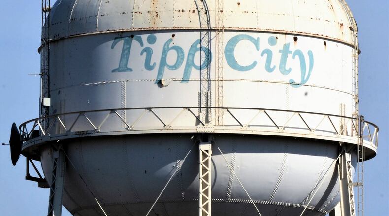 Tipp City water tower. CONTRIBUTED
