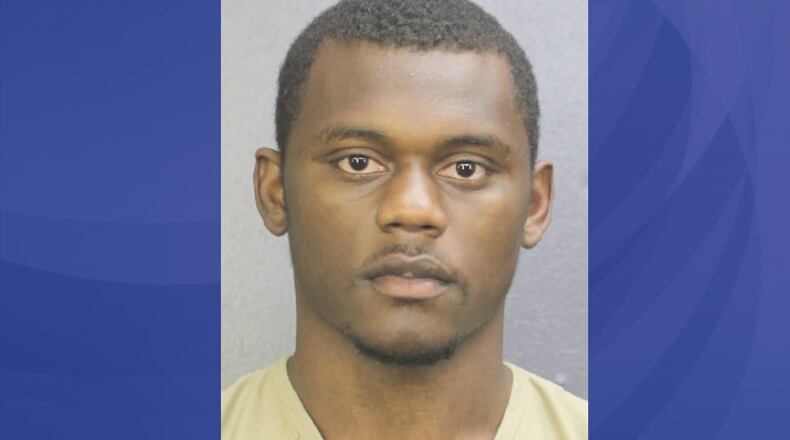 DeAndre Baker turned himself in to Broward County authorities Saturday morning.