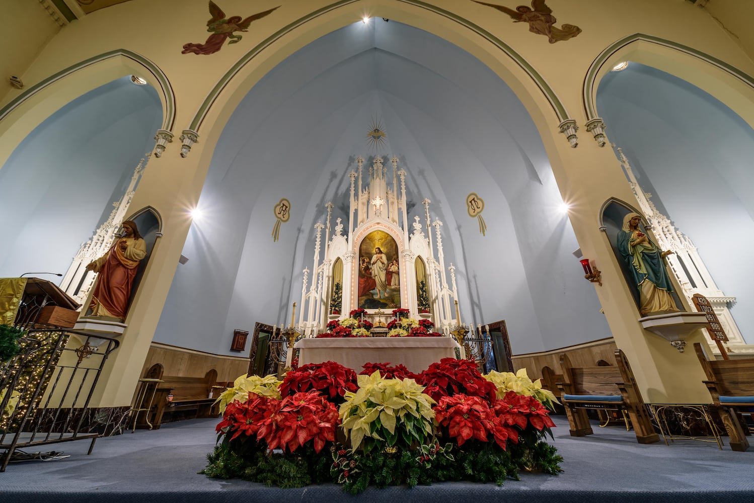 PHOTOS: A breathtaking look at Holy Trinity Catholic Church on Christmas Eve morning